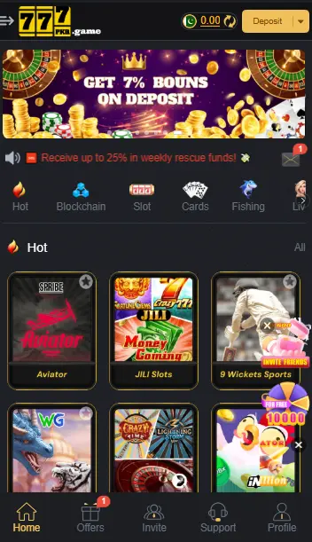 777pkr game real earning apk