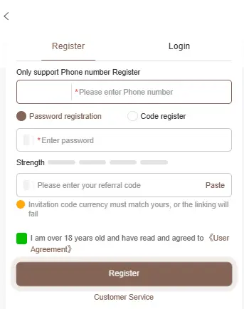 y777 game register image