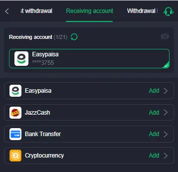 z777 game withdraw image