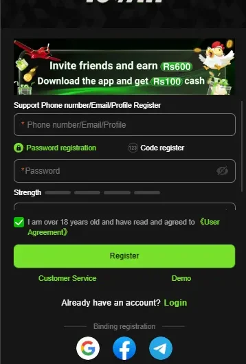 ace778 game register image