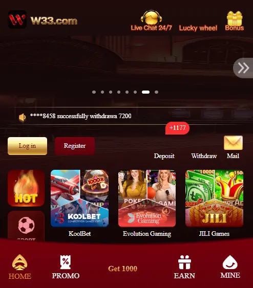 w33 game dashboard image