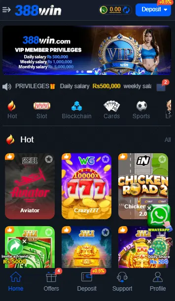 388win game image dashboard for android