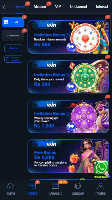 Win388 game apk interface