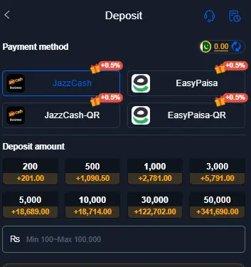 Win388 game deposit image