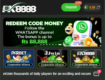 pk8888 game official main dashboard image